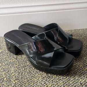Jeffrey Campbell Black Sandals Size 9